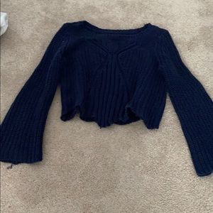 navy blue sweater